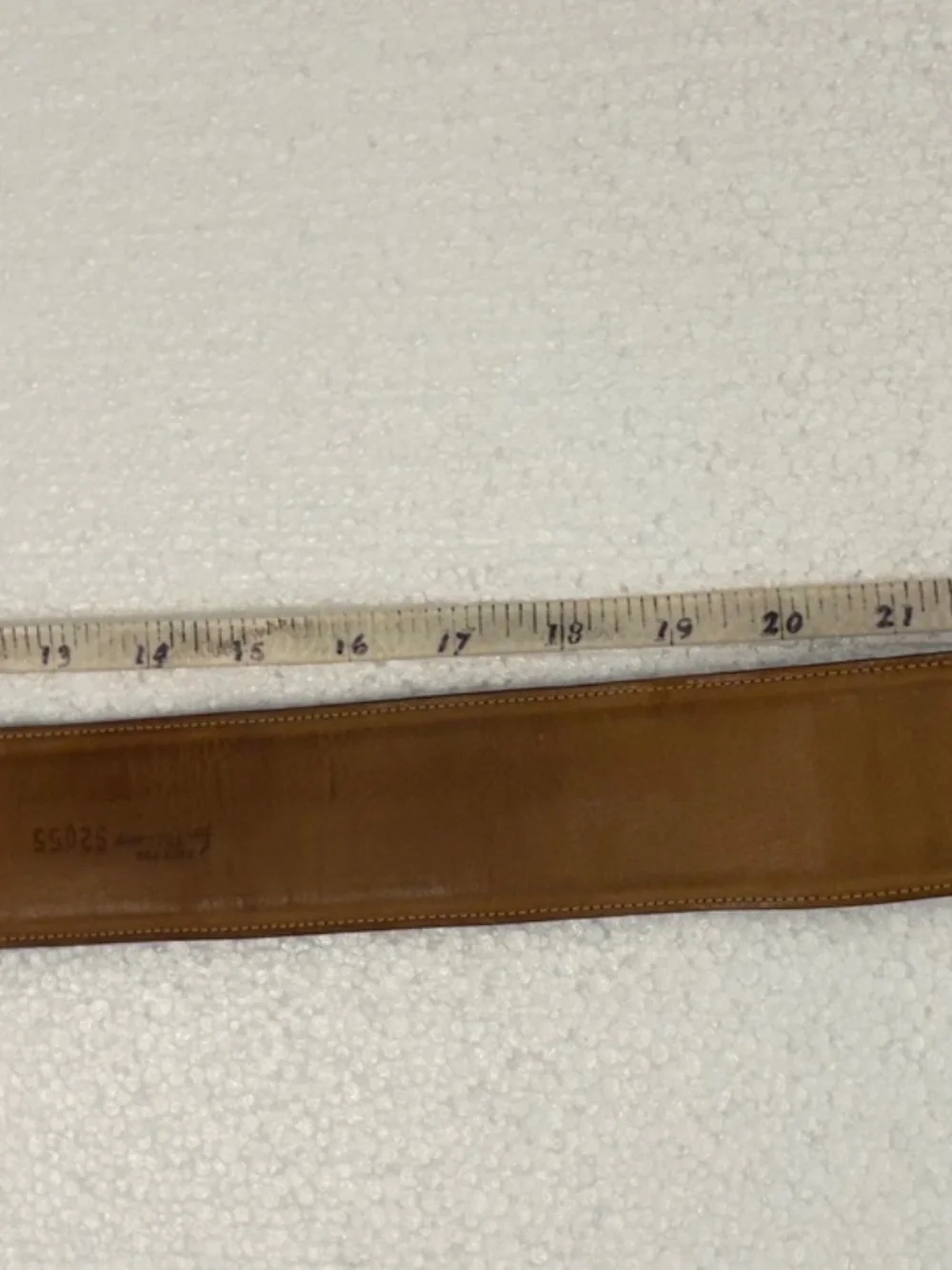 Saks Fifth Avenue Black Patent Leather Embossed Belt with Goldtone Buckle; Small